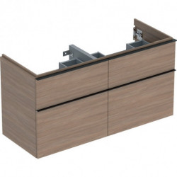 Geberit Waschtischunterschrank iCon 1200x615x476mm f D-WT Eiche/Griff Lav m