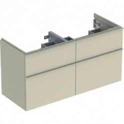 Geberit Waschtischunterschrank iCon 1200x615x476mm f D-WT sandgrau hochglanz
