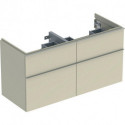 Geberit Waschtischunterschrank iCon 1200x615x476mm f D-WT sandgrau hochglanz