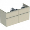 Geberit Waschtischunterschrank iCon 1200x615x476mm f D-WT sandgrau hochglanz