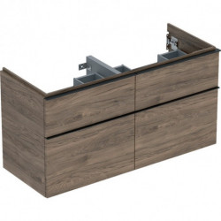 Geberit Waschtischunterschrank iCon 1200x615x476mm f D-WT NB hickory/Griff L