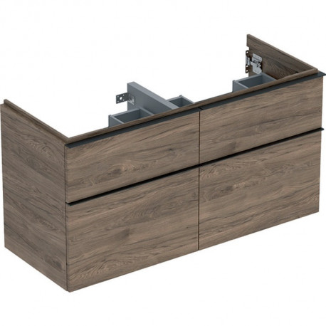 Geberit Waschtischunterschrank iCon 1200x615x476mm f D-WT NB hickory/Griff L