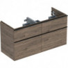 Geberit Waschtischunterschrank iCon 1200x615x476mm f D-WT NB hickory/Griff L