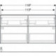 Geberit Waschtischunterschrank iCon 1200x615x476mm f D-WT NB hickory/Griff L