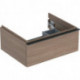 Geberit Waschtischunterschrank iCon 600x247x476mm Eiche/Griff lava matt