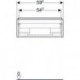 Geberit Waschtischunterschrank iCon 600x247x476mm Eiche/Griff lava matt