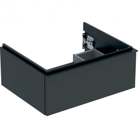 Geberit Waschtischunterschrank iCon 600x247x476mm lava matt/Griff lava matt