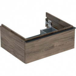 Geberit Waschtischunterschrank iCon 600x247x476mm NB hickory/Griff lava matt