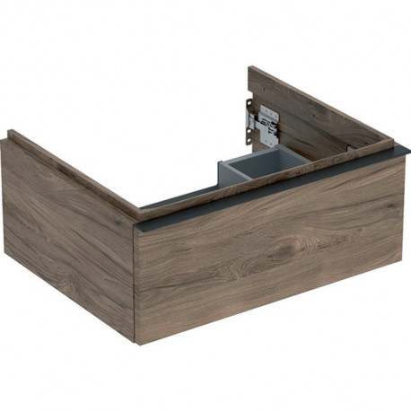 Geberit Waschtischunterschrank iCon 600x247x476mm NB hickory/Griff lava matt