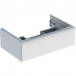 Geberit Waschtischunterschrank iCon 750x247x476mm we hochglanz/Griff we matt