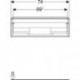 Geberit Waschtischunterschrank iCon 750x247x476mm we hochglanz/Griff we matt