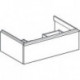 Geberit Waschtischunterschrank iCon 750x247x476mm we hochglanz/Griff we matt