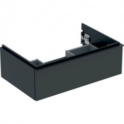 Geberit Waschtischunterschrank iCon 750x247x476mm lava matt/Griff lava matt