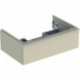 Geberit Waschtischunterschrank iCon 750x247x476mm sandgrau hochglanz/Griff s