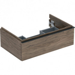 Geberit Waschtischunterschrank iCon 750x247x476mm NB hickory/Griff lava matt