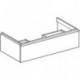 Geberit Waschtischunterschrank iCon 900x247x476mm weiß matt/Griff weiß matt