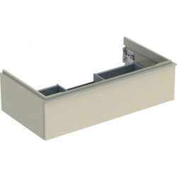 Geberit Waschtischunterschrank iCon 900x247x476mm sandgrau hochglanz/Griff s