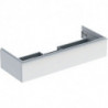 Geberit Waschtischunterschrank iCon 1200x247x476mm we hochglanz/Griff we m
