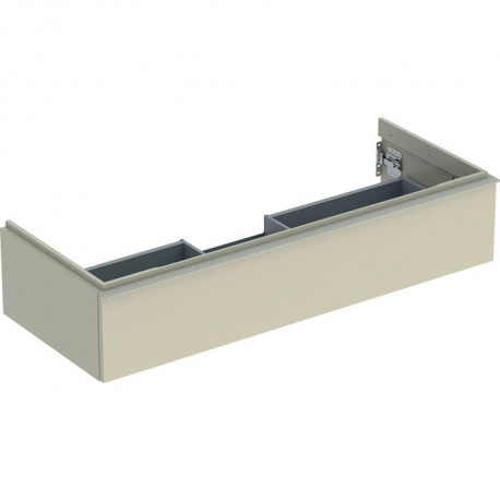 Geberit Waschtischunterschrank iCon 1200x247x476mm sandgrau hochglanz/Griff