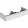 Geberit Waschtischunterschrank iCon 1200x247x476mm f D-WT we hochglanz/Griff
