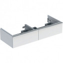 Geberit Waschtischunterschrank iCon 1200x247x476mm f D-WT we hochglanz/Griff
