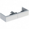 Geberit Waschtischunterschrank iCon 1200x247x476mm f D-WT we matt/Griff we m