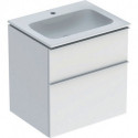 Geberit Waschtischunterschrank iCon 600x630x480mm m Möbel-WT KT we hochglanz