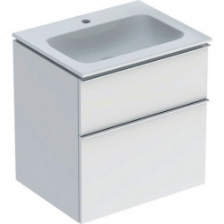 Geberit Waschtischunterschrank iCon 600x630x480mm m Möbel-WT KT we hochglanz