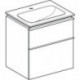 Geberit Waschtischunterschrank iCon 600x630x480mm m Möbel-WT KT we hochglanz