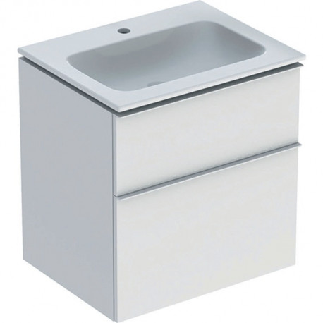 Geberit Waschtischunterschrank iCon 600x630x480mm m Möbel-WT KT we matt/Grif