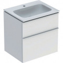Geberit Waschtischunterschrank iCon 600x630x480mm m Möbel-WT KT we matt/Grif