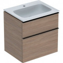 Geberit Waschtischunterschrank iCon 600x630x480mm m Möbel-WT KT Eiche/Griff