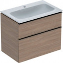 Geberit Waschtischunterschrank iCon 750x630x480mm m Möbel-WT KT Eiche/Griff