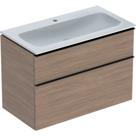 Geberit Waschtischunterschrank iCon 900x630x480mm m Möbel-WT KT Eiche/Griff