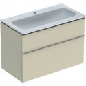 Geberit Waschtischunterschrank iCon 900x630x480mm m Möbel-WT KT sandgrau hoc