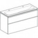Geberit Waschtischunterschrank iCon 1200x630x480mm m Möbel-WT KT we hochglan