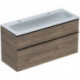 Geberit Waschtischunterschrank iCon 1200x630x480mm m Möbel-WT KT NB hickory/