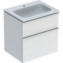 Geberit Waschtischunterschrank iCon 600x630x480mm m Möbel-WT we hochglanz/Gr