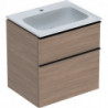 Geberit Waschtischunterschrank iCon 600x630x480mm m Möbel-WT Eiche/Griff Lav