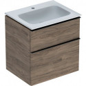 Geberit Waschtischunterschrank iCon 600x630x480mm m Möbel-WT NB hickory/Grif