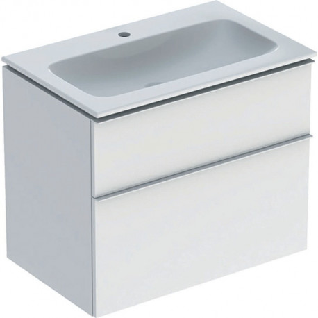 Geberit Waschtischunterschrank iCon 750x630x480mm m Möbel-WT we hochglanz/Gr