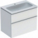 Geberit Waschtischunterschrank iCon 750x630x480mm m Möbel-WT we hochglanz/Gr