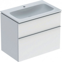 Geberit Waschtischunterschrank iCon 750x630x480mm m Möbel-WT we hochglanz/Gr