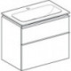 Geberit Waschtischunterschrank iCon 750x630x480mm m Möbel-WT we hochglanz/Gr