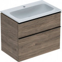 Geberit Waschtischunterschrank iCon 750x630x480mm m Möbel-WT NB hickory/Grif