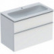 Geberit Waschtischunterschrank iCon 900x630x480mm m Möbel-WT we hochglanz/Gr