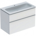 Geberit Waschtischunterschrank iCon 900x630x480mm m Möbel-WT we hochglanz/Gr