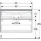 Geberit Waschtischunterschrank iCon 900x630x480mm m Möbel-WT we hochglanz/Gr