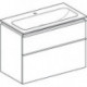 Geberit Waschtischunterschrank iCon 900x630x480mm m Möbel-WT we hochglanz/Gr