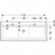 Geberit Waschtischunterschrank iCon 1200x630x480mm m Möbel-WT we hochglanz/G
